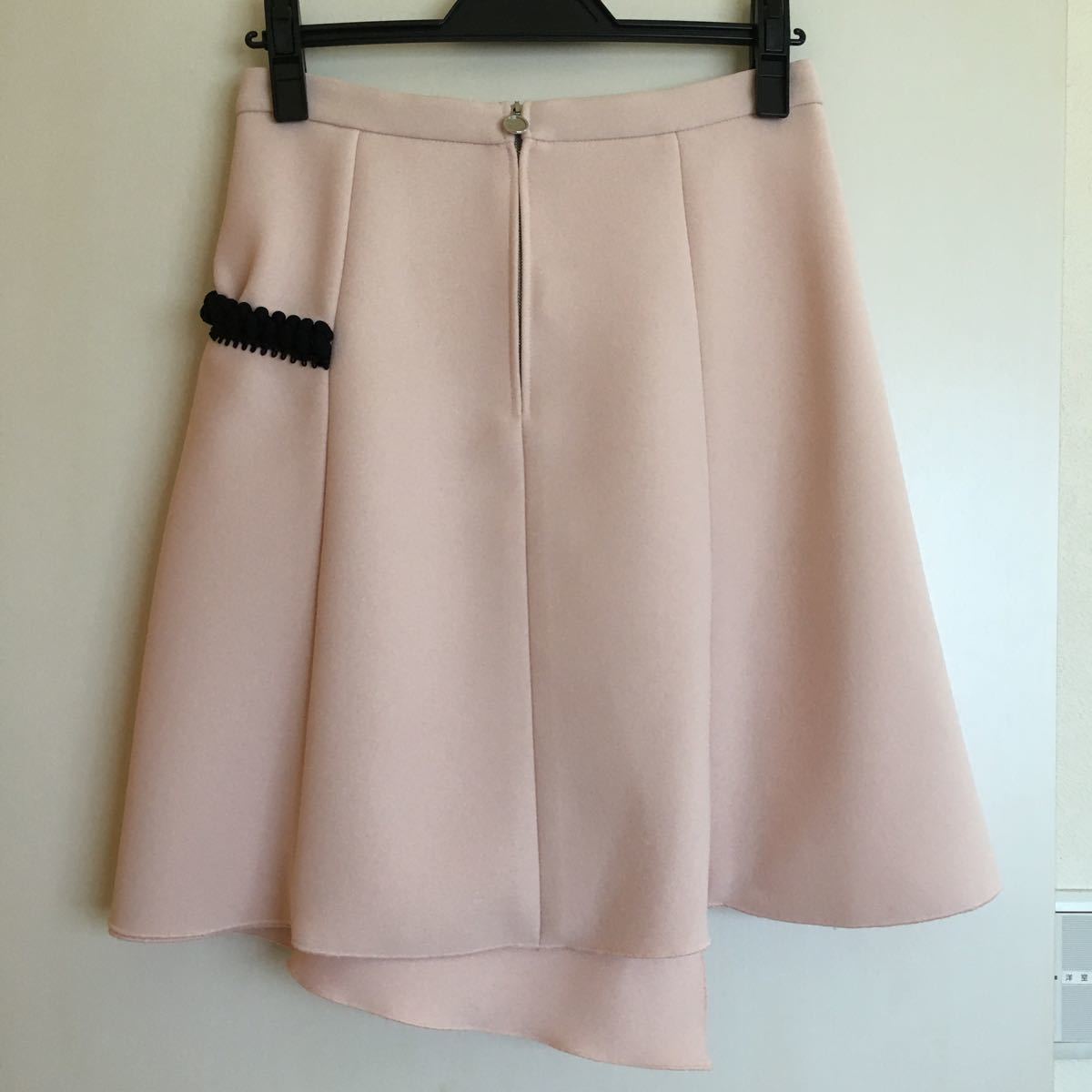 CARVENkaruvenasimeto Lee flared skirt pink black size38 1 times have on beautiful goods 