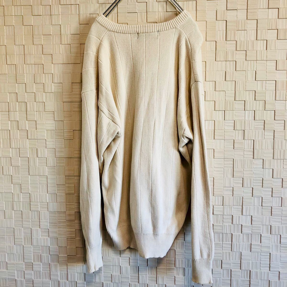 【超希少】90s ラルフローレン 刺繍ワンポイント ハイゲージニットセーター