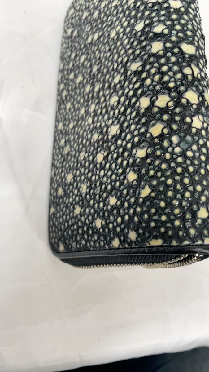 スタースティングレイ 本革 財布 ウォレット 長財布 ラウンドジッパー ラウンドファスナー エイ革 レディース メンズ 希少