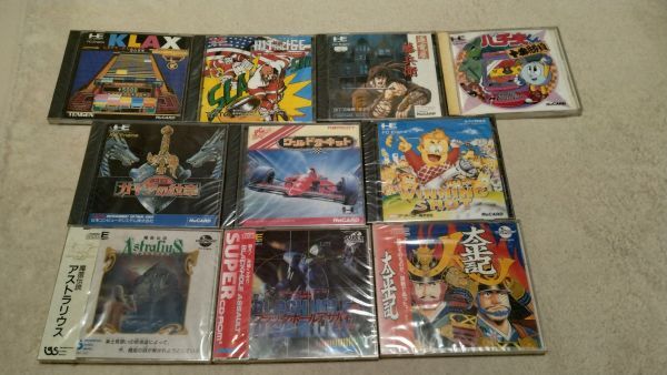 【未使用品】PCエンジン　Huカード、CD-ROM　10本セット