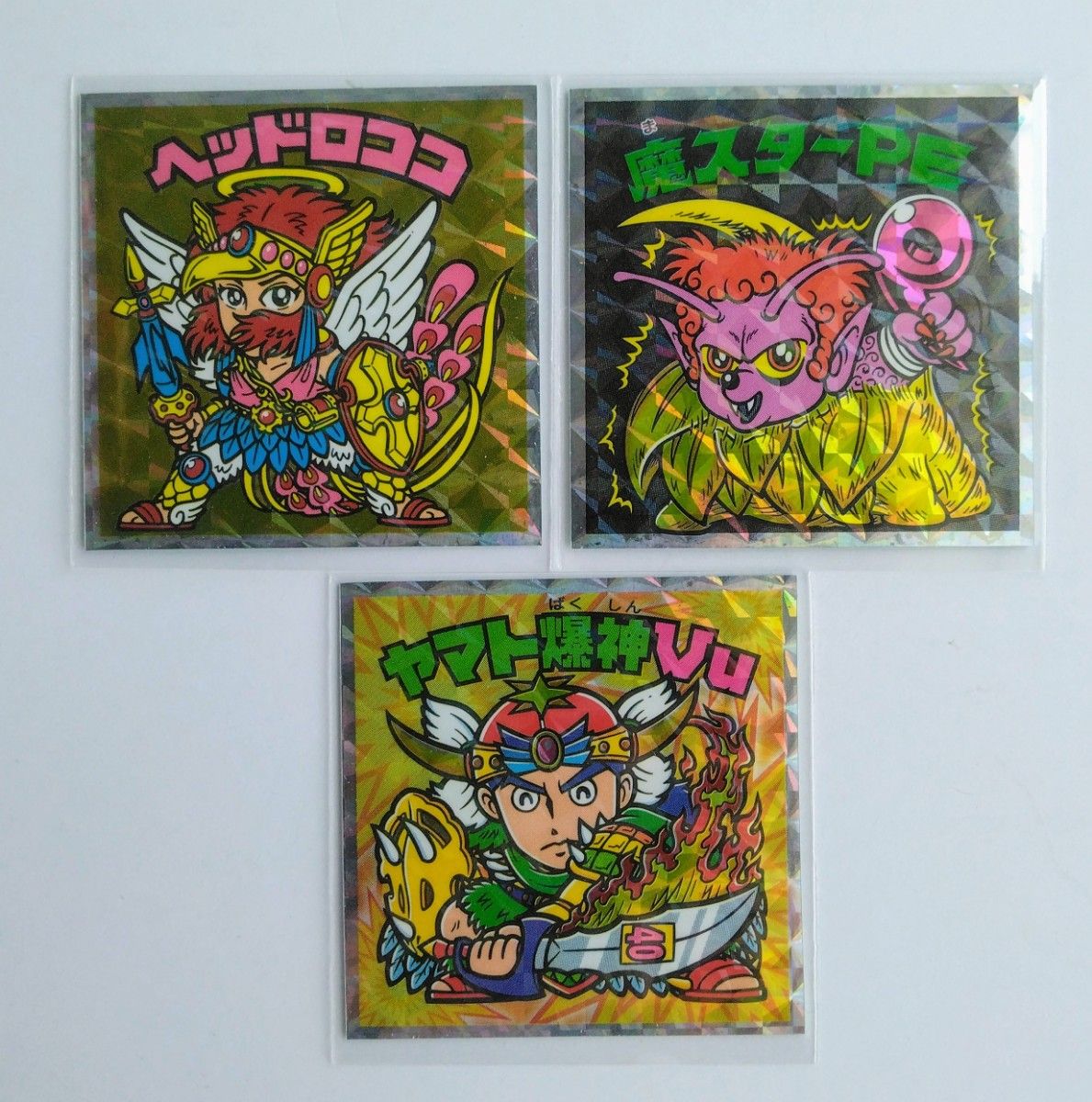 ヘッドだらけのビックリマン 40周年 40th ビックリマン シール