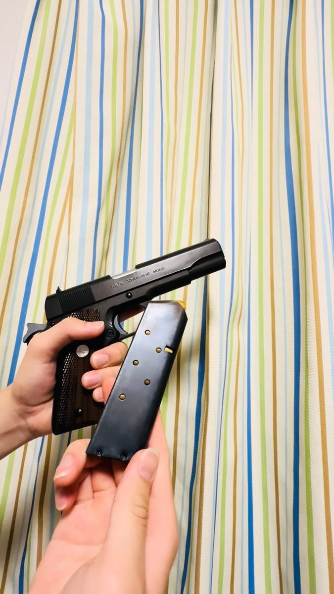 【翌日発送】マルシン コルトガバメント M1911 モデルガン シングル・ダブルキャップ付き
