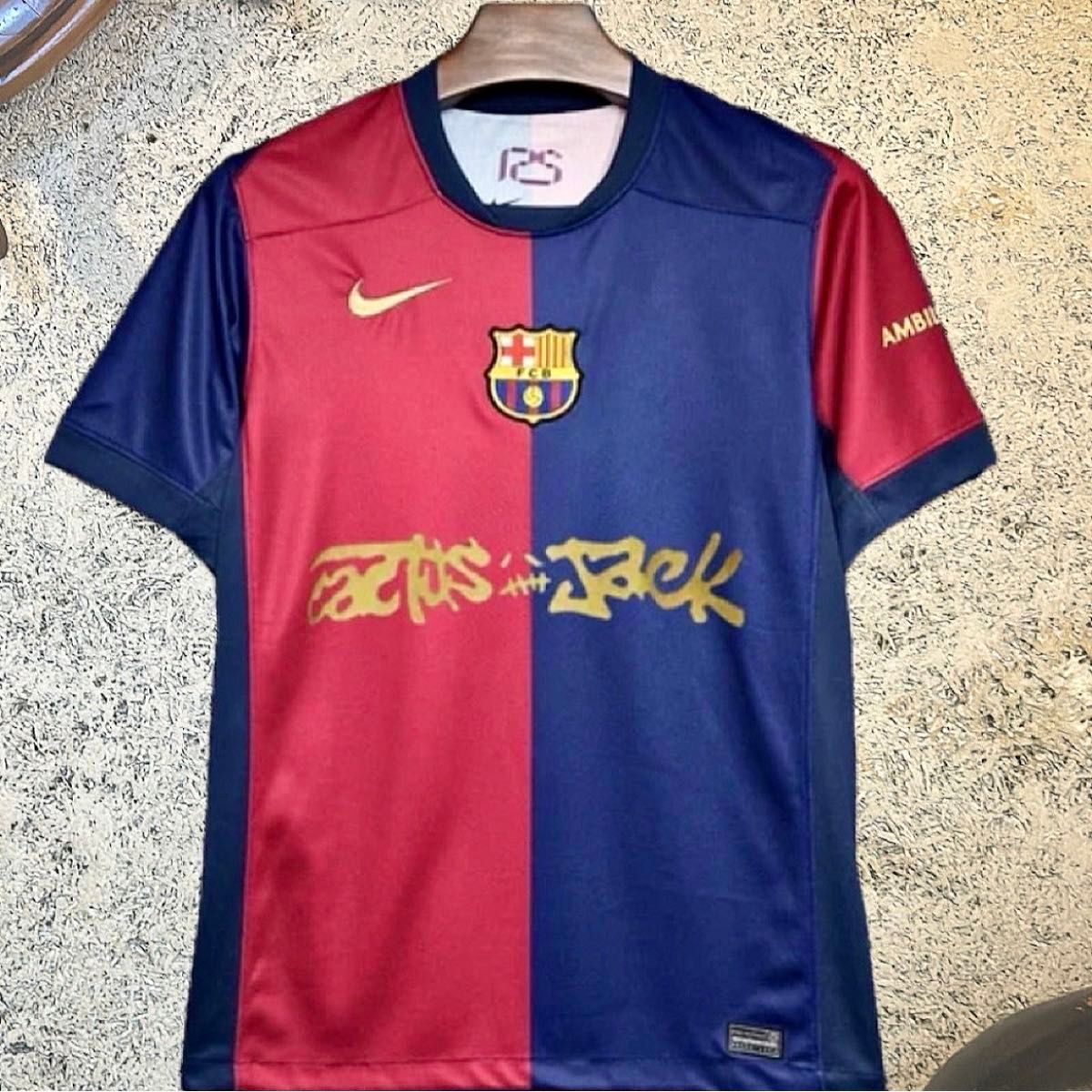 NIKE バルセロナ トラビススコット コラボ ユニフォーム オーセンティック ナイキ バルセロナ トラビススコット コラボユニフォーム 限定
