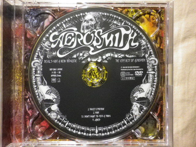 DVD есть ограничение запись [Aerosmith/Devil*s Got A New Disguise(2006)](2006 год продажа,SICP-1165/6, записано в Японии с лентой,.. перевод есть, лучший * альбом )