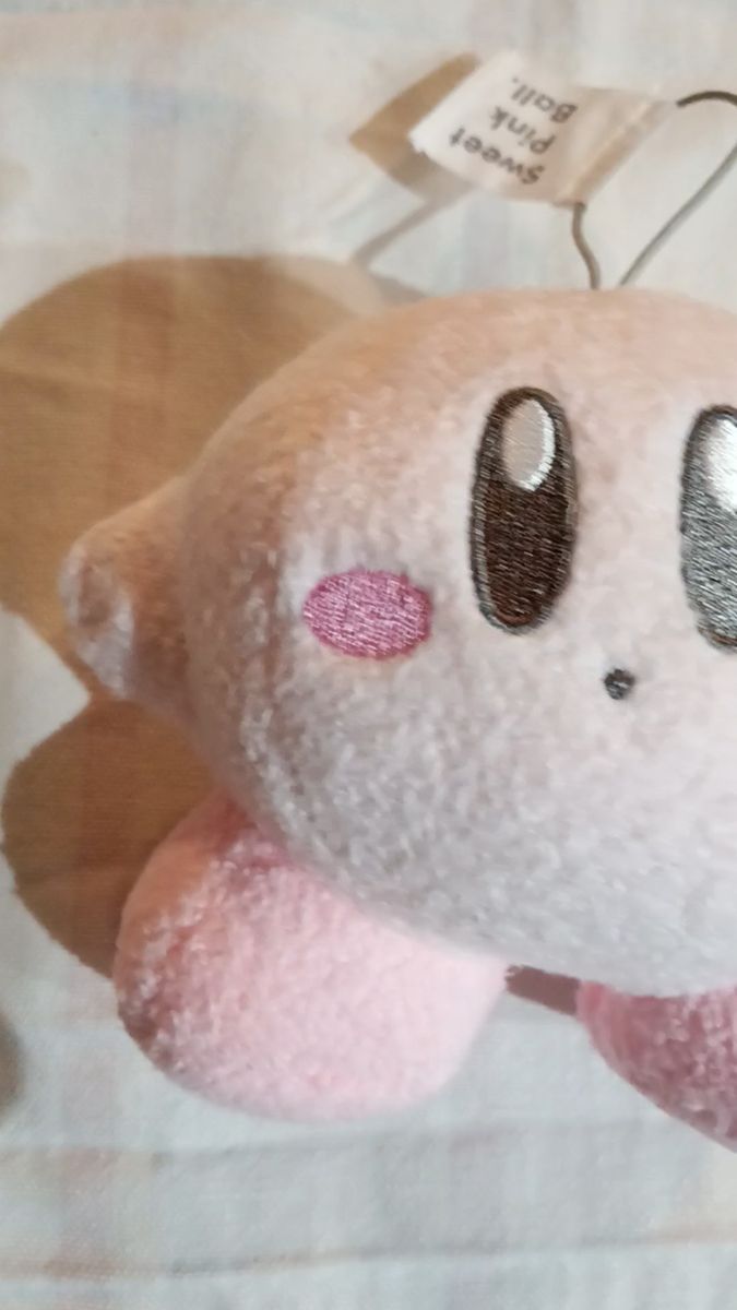 星のカービィやさしいてざわりのminiぬいぐるみ。2 Sweet Pink Ball マスコット 任天堂