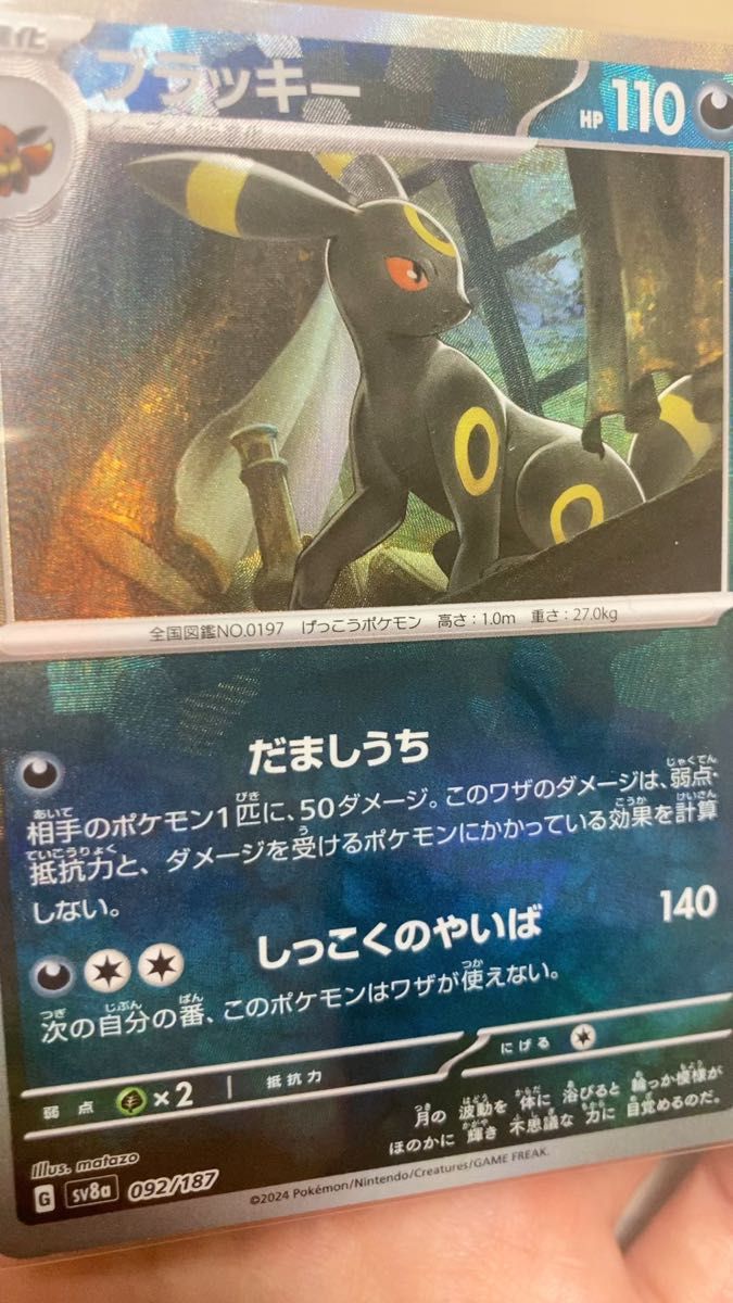 ブラッキー テラスタルフェスex マスターボールミラー