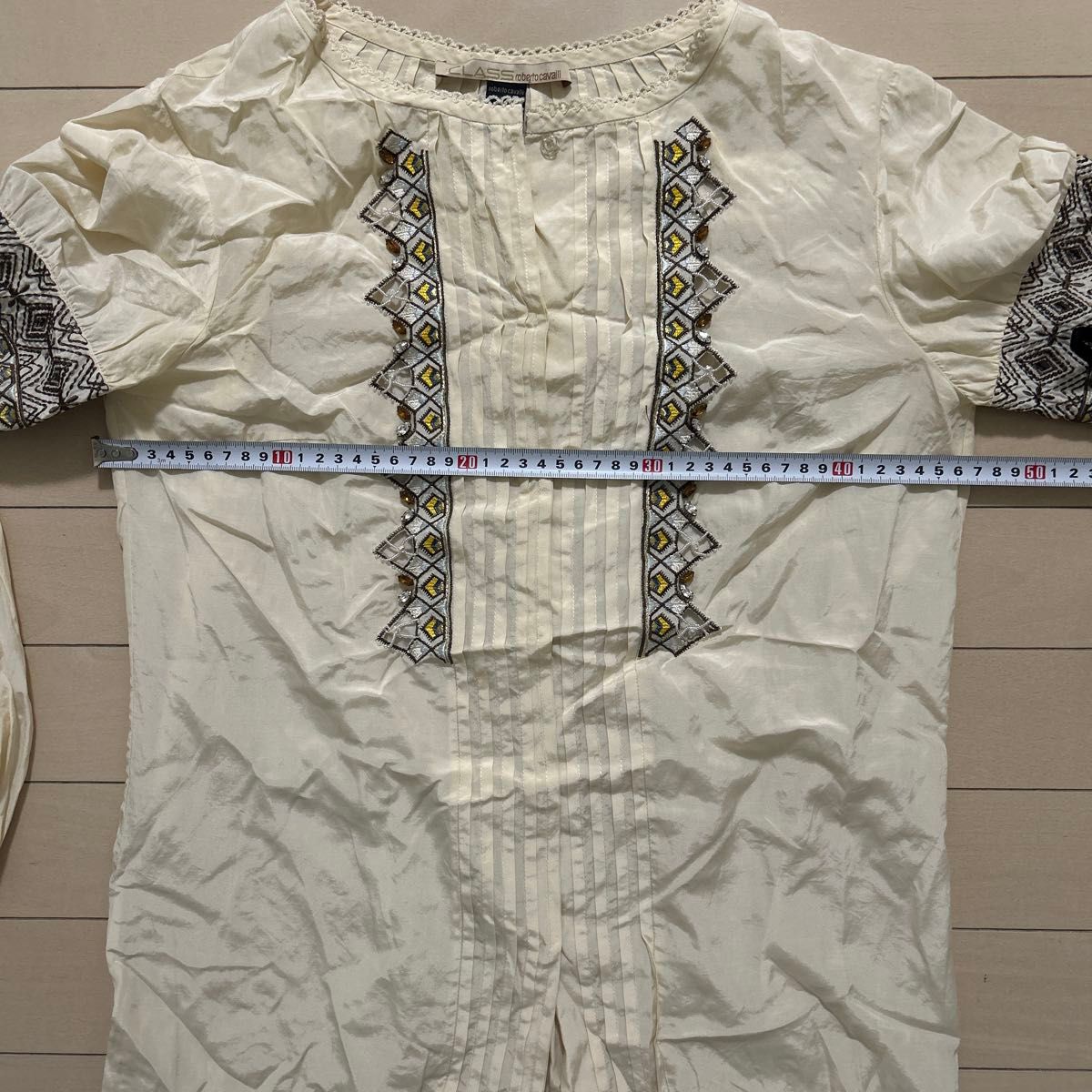 CLASS roberto cavalli クラスロベルトカヴァリ 刺繍入り長袖