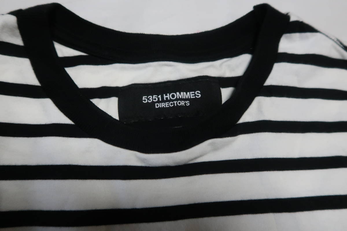 [ free shipping * new goods ]5351 HOMMES DIRECTOR\'S T-shirt size 46 /ABAHOUSE Abahouse Italy 