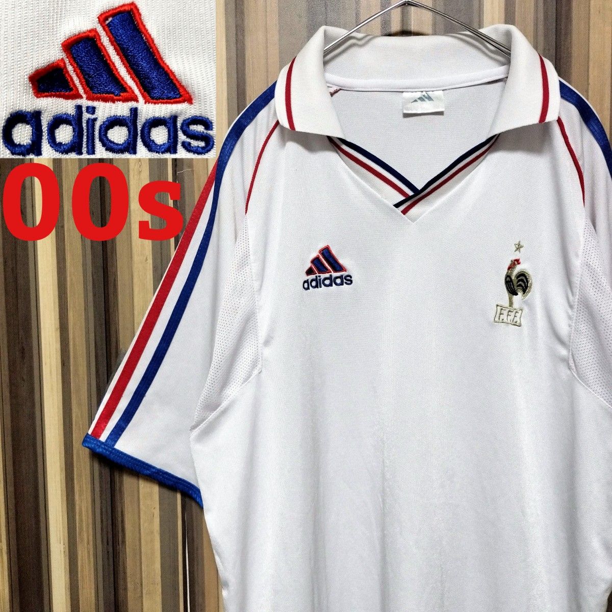 00s adidas 00/02 フランス代表 ホーム ユニフォーム 2000年 00s【adidas】アディダス フランス代表 2000−2002 ユニフォーム