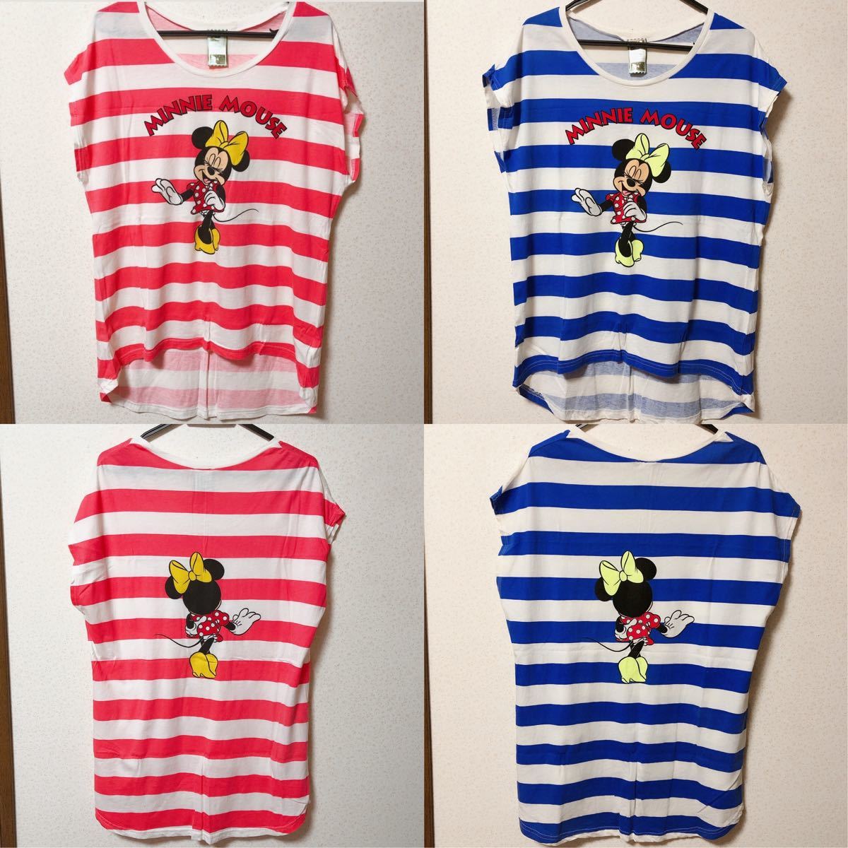 Paypayフリマ 美品 ミニーちゃん おそろ 双子コーデ Tシャツ 着丈約81cm フリーサイズ Paypayフリマ 美品 ミニーちゃん おそろ 双子コーデ Tシャツ 着丈約81cm フリーサイズ