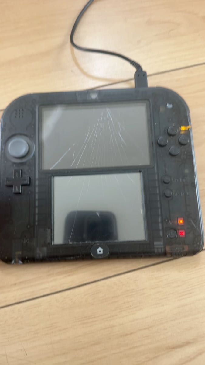 ニンテンドー2DS 本体 画面ひびあり 黒 Nintendo