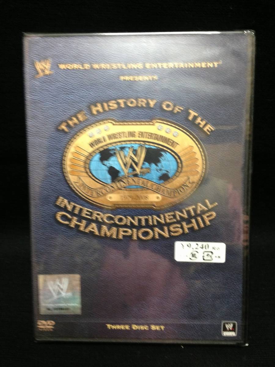 WWE：ヒストリー・オブ・インターコンチネンタル・チャンピオンシップ DVD（日本盤、3DVD、未開封品）
