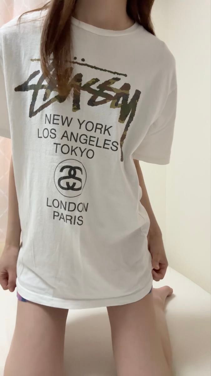 STUSSY(ステューシー) Tシュツ 白 サイズL