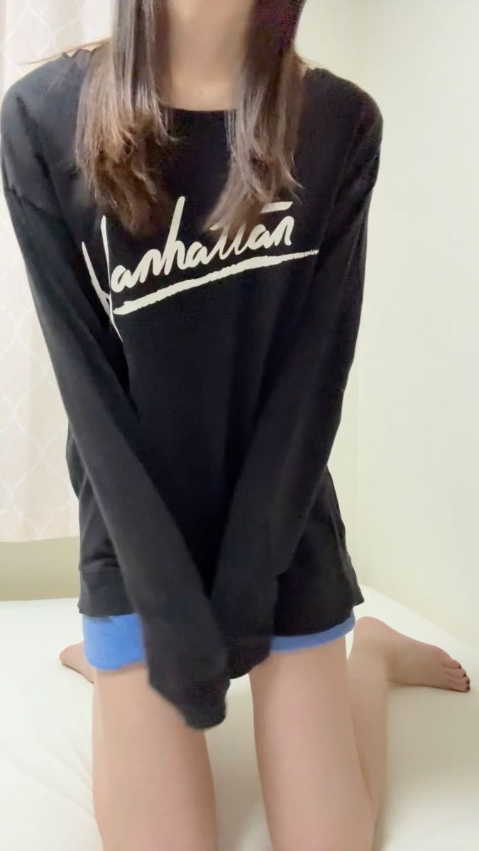 H&M トップス 長袖 黒 サイズL