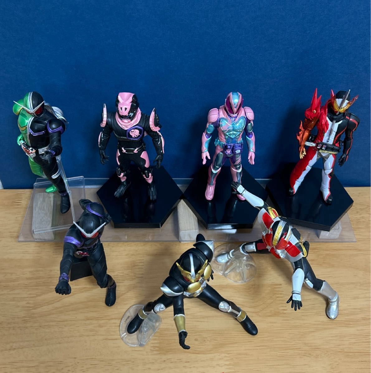 未開封フィギュア 50点以上 プライズフィギュア 激安 単価450円以下 仮面ライダー プライズフィギュア 開封品(箱なし) 7点セット