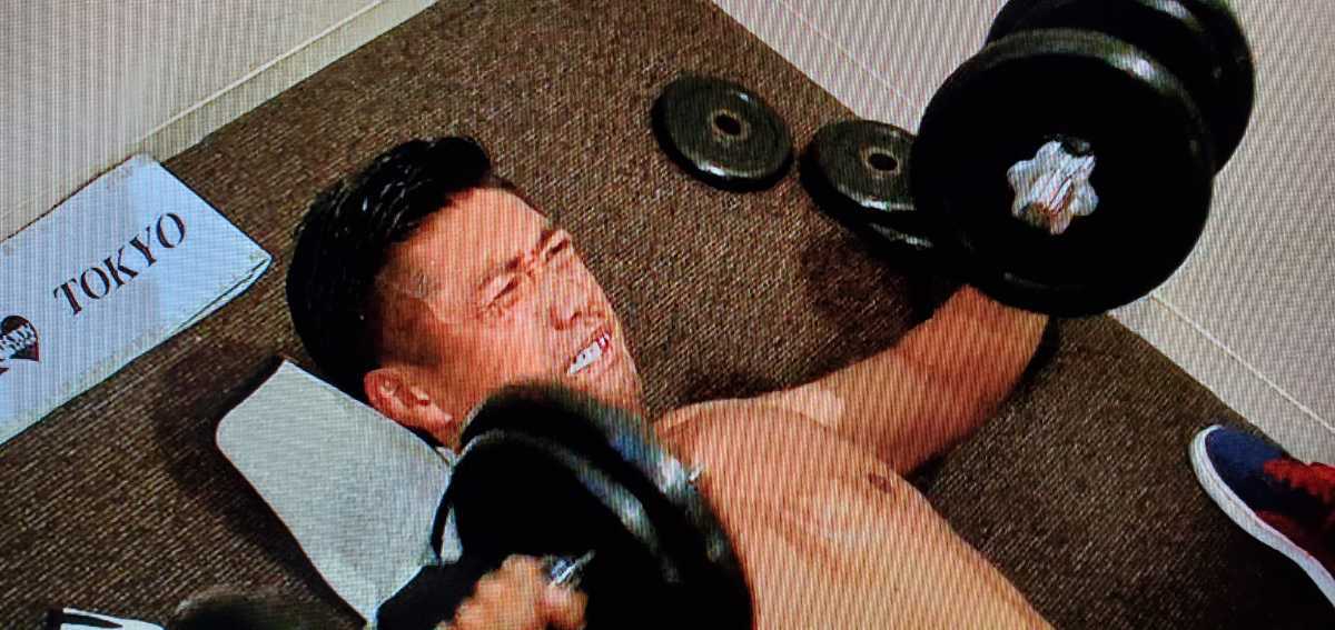 ダンベル セット 金子賢 使用 MARTIAL WORLD 筋トレ エクササイズ コンテスト トレーニング 筋肉