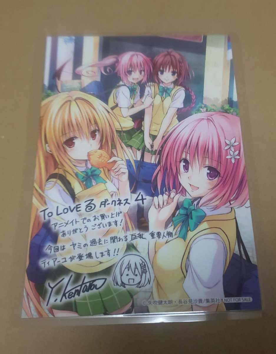 Toloveるダークネス アニメイト購入特典イラストカード 矢吹健太朗 ラミネート加工済 説明欄必読 日本代购 买对网 Toloveるダークネス アニメイト購入特典イラストカード 矢吹健太朗 ラミネート加工済 説明欄必読 日本代购 买对网