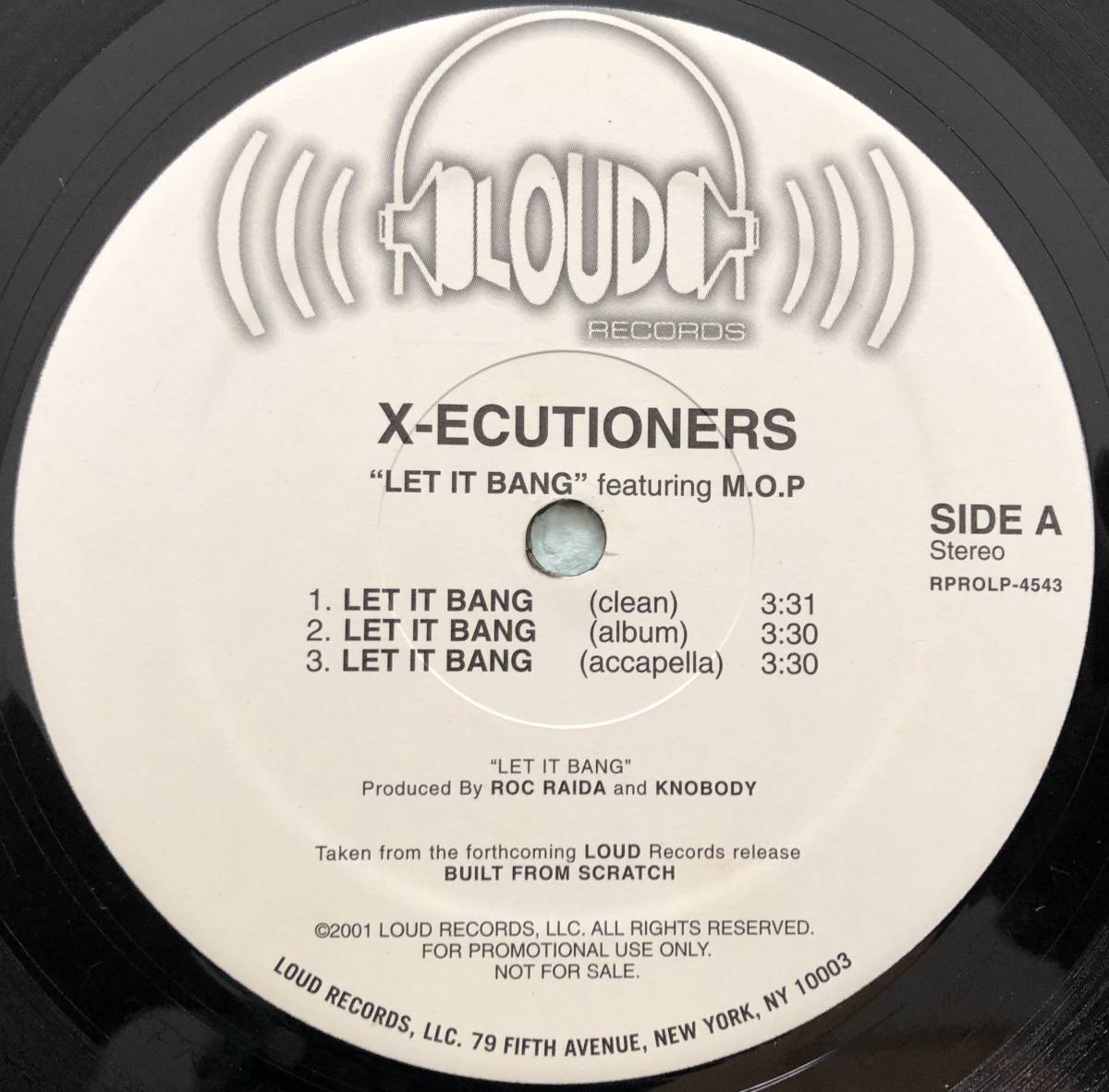 US PROMO PRESS 高音質 / X-ECUTIONERS / LET IT BANG FEAT M.O.P._画像1