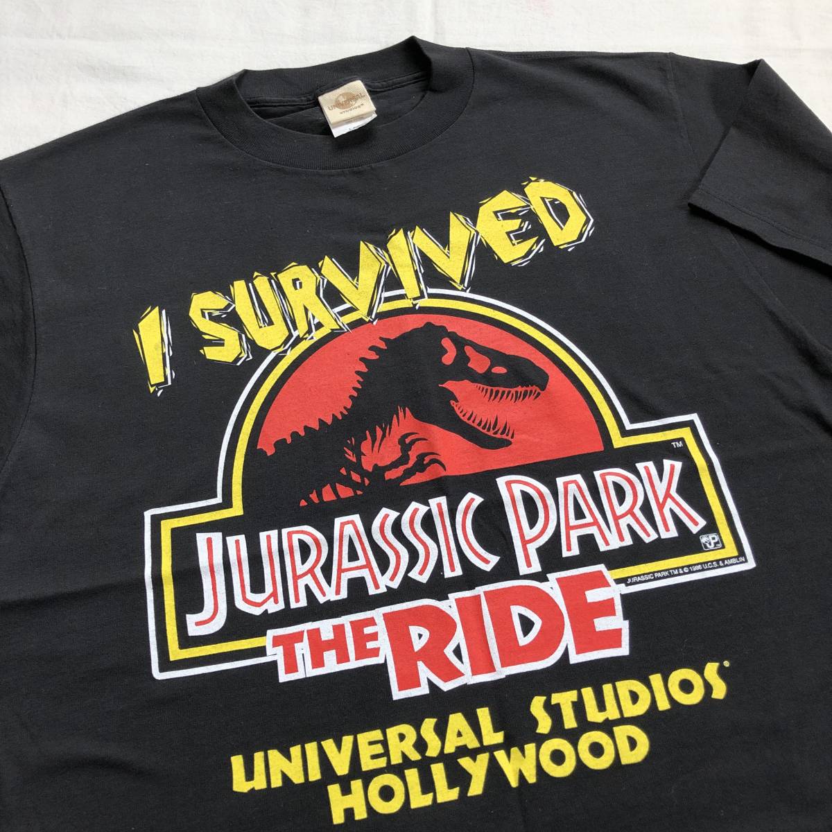 てなグッズや USA製 90s 1996 JURASSIC PARK THE RIDE ジュラシック