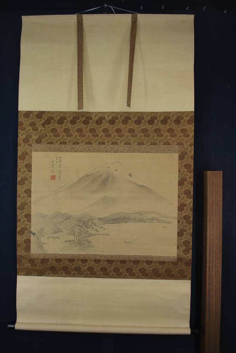 海外花系 ヤフオク! - 真筆 希少 富岡鉄斎 鳥獣人物戯画 50歳頃の作•品