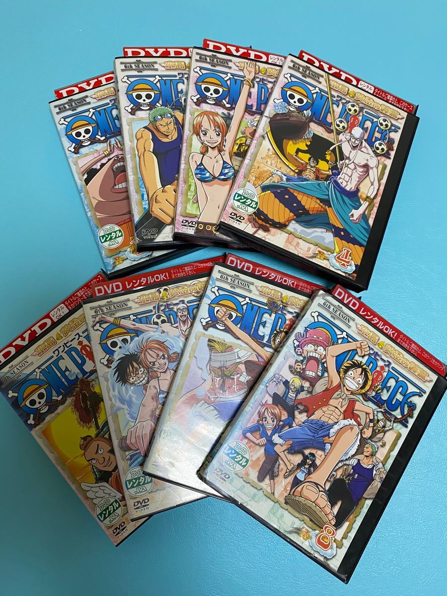 ONE PIECE ワンピース 6th 空島黄金の鐘篇 DVD 全8巻