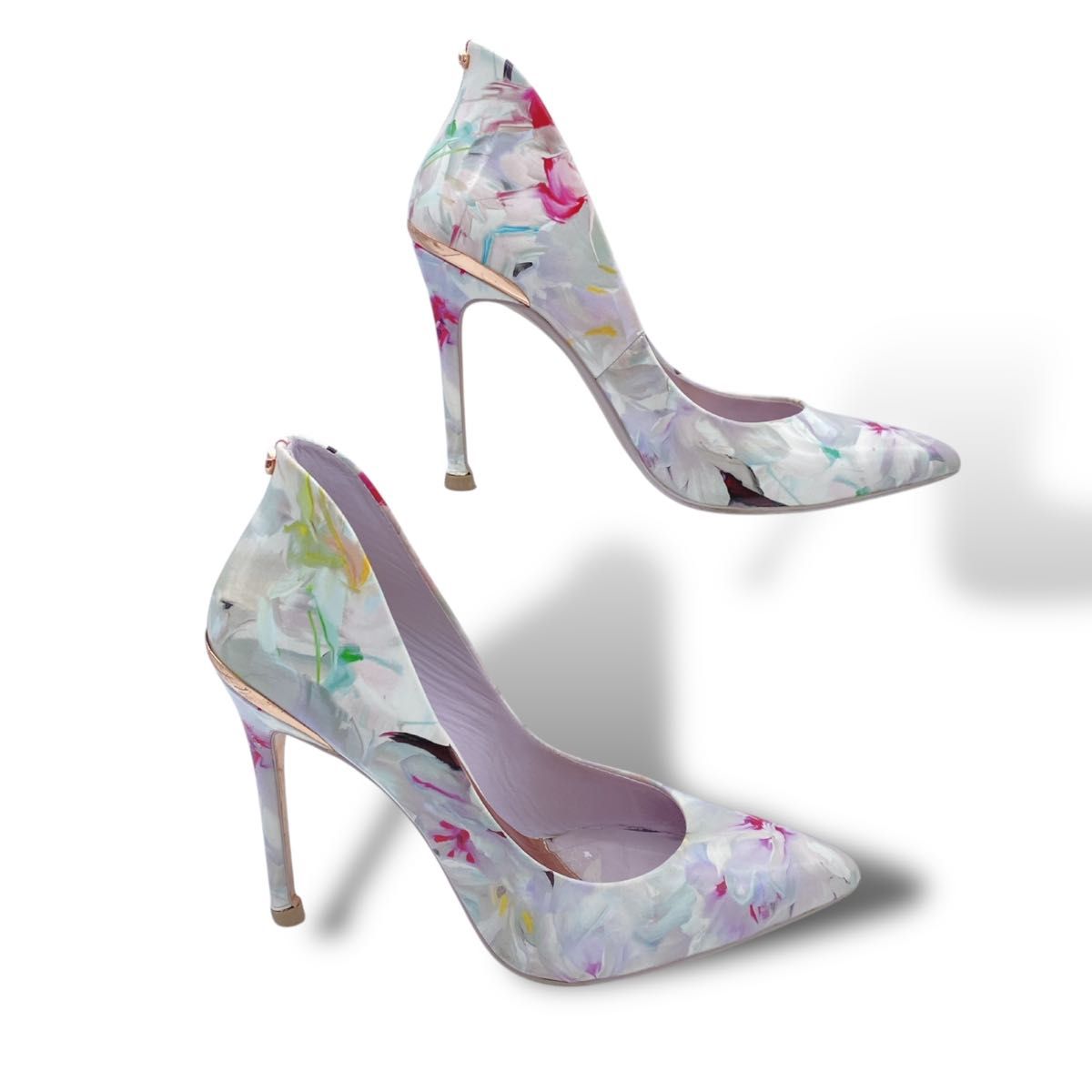 ☆Ted Baker☆ フラワープリントエレガントパンツ・NYMPHAT♪ TED BAKER 花柄 プリント パンプス フラワー ブライダルシューズ