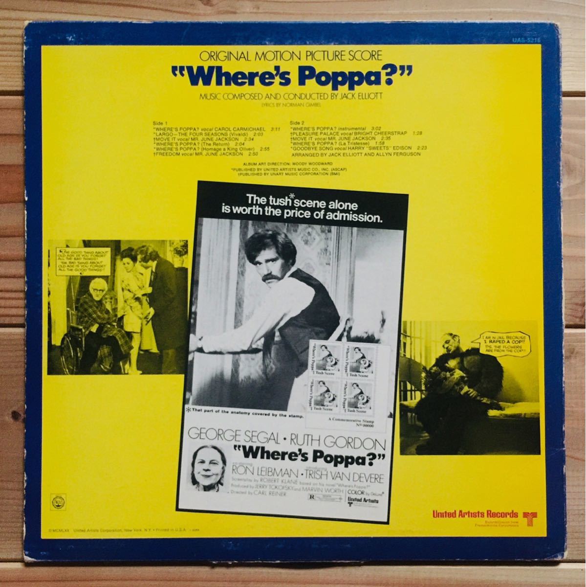  rare Where\'s Poppa? - Original Motion Picture Score Harry Sweets Edison Jack Elliott Allyn Ferguson The Chamber Jazz Sextet