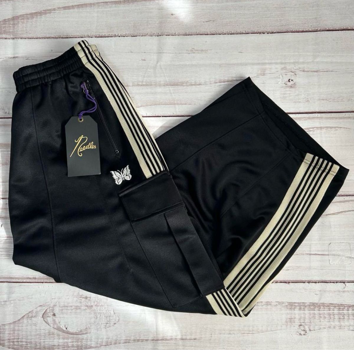 【Studious】Needles ヒザデルトラックパンツ needles studious 別注 BDU トラックパンツ H D ヒザデル XS