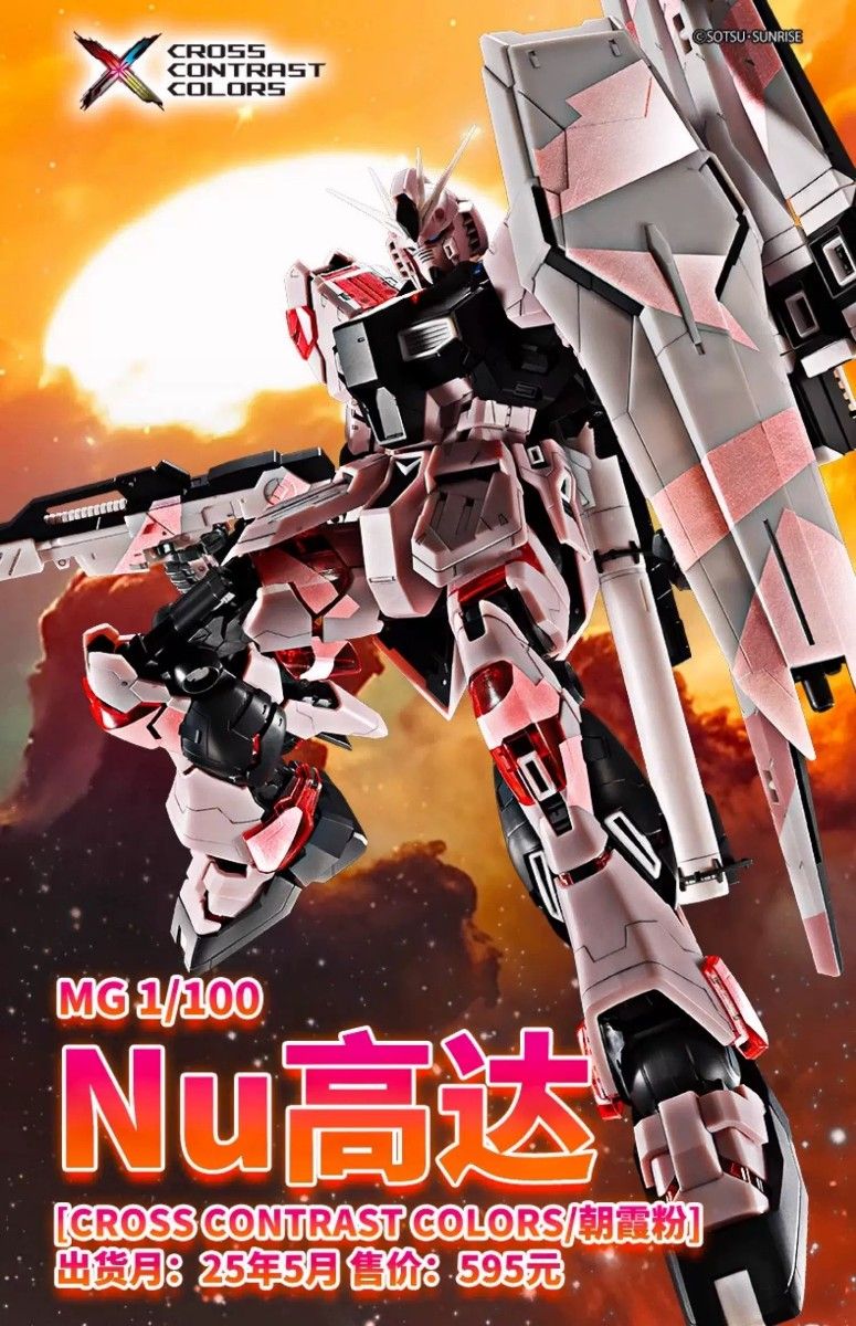 中国限定ガンプラ MG νガンダム&サザビー クロスコントラストカラー 海外限定ガンプラ MG νガンダム&サザビー クロスコントラスト