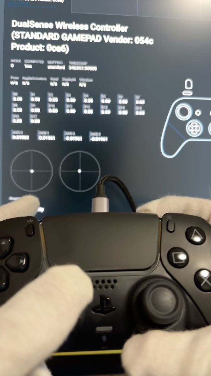 PlayStation5 DualSense ワイヤレスコントローラー CFI-ZCT1J01 (ミッドナイトブラック)