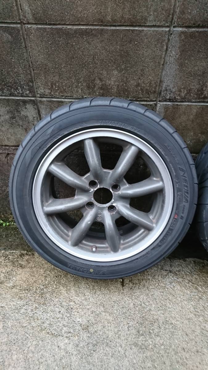 ヤフオク! - 当時物 昭和 平成 RSワタナベ ホイール タイヤ ... ヤフオク! - 当時物 昭和 平成 RSワタナベ ホイール タイヤ ...