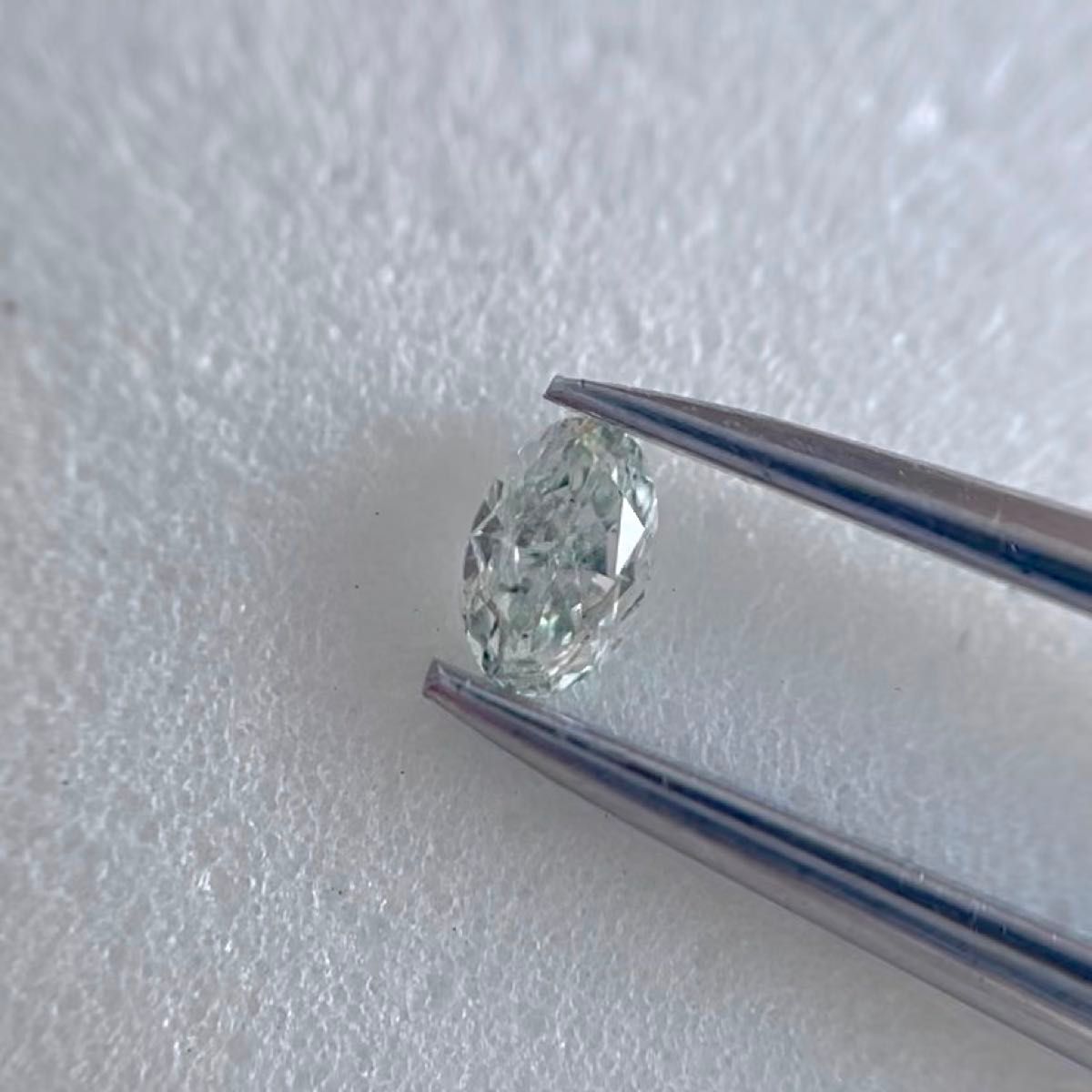 0.089ct 天然グリーンダイヤモンドルースFANCY LIGHT GREEN