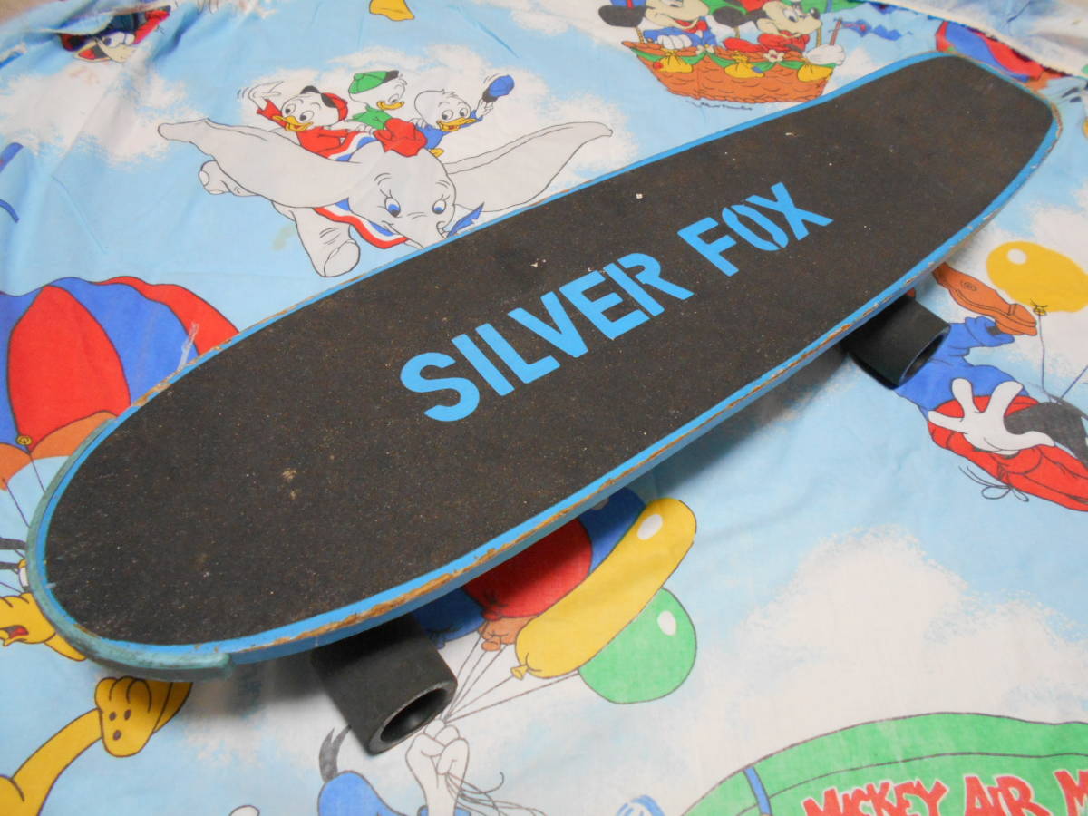 1970S SILVER FOX VINTAGE SKATEBOARD OLDSCHOOL シルバーフォックス スケートボード 昭和レトロ オールドスケート ビンテージ 髑髏スカル