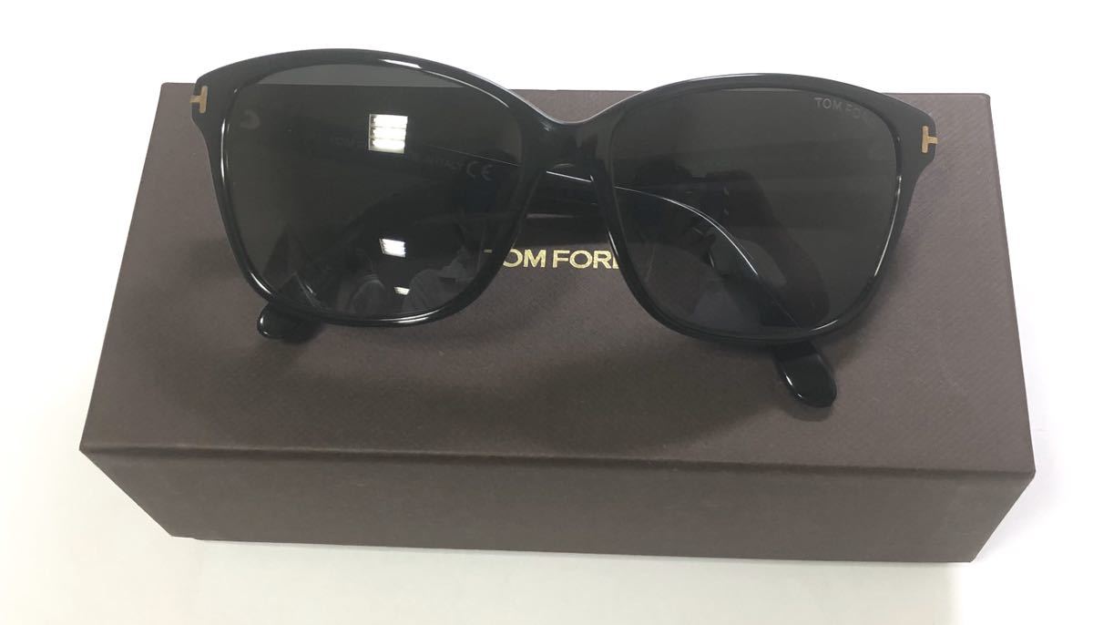 【質屋 尾張屋商店 東京】 ☆美品☆ TOMFORD トムフォード サングラス 黒 TF432 01B_画像1