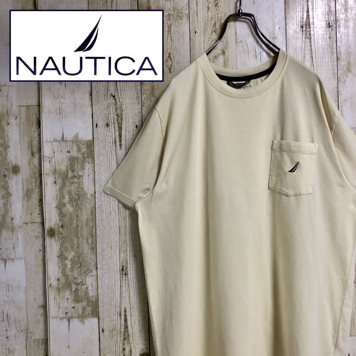 クリスマスファッション 【ノーティカ】NAUTIC Tシャツ 胸ロゴ ワンポイント バイカラー シンプル - ポロシャツ