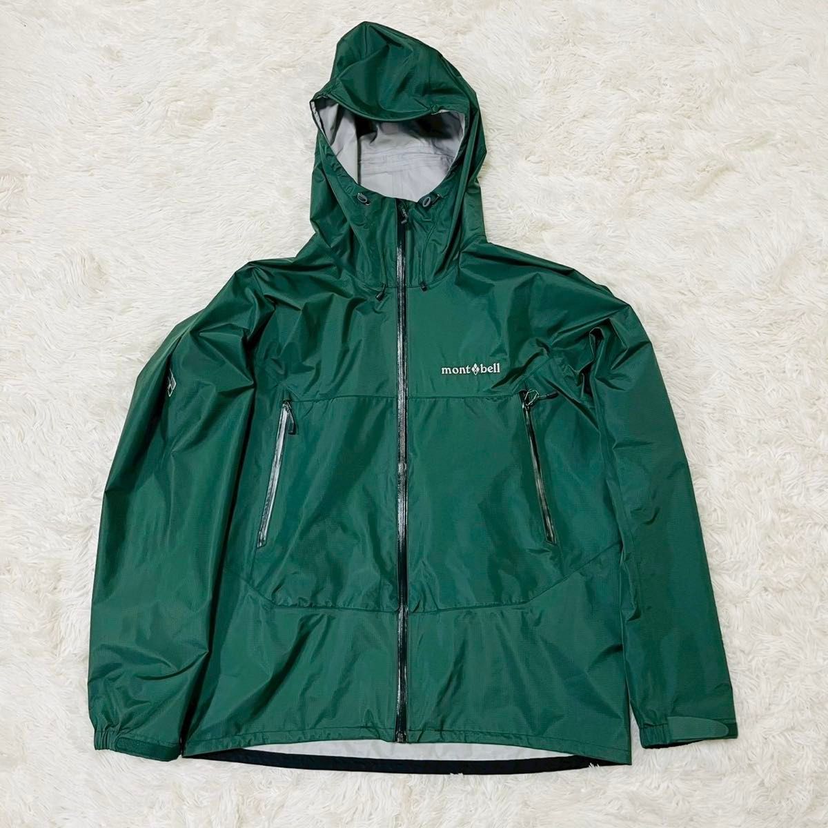モンベル レインダンサージャケット グリーン1128618 L 完売品 ② モンベル レインダンサージャケット グリーン1128618 L 完売品