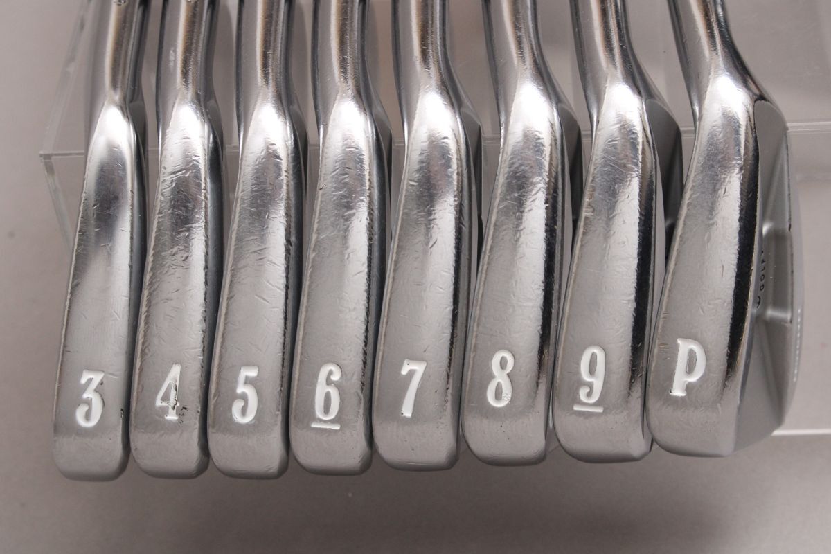キャロウェイ アイアンセット 8本《3-9/P》Callaway PROTOTYPE ラベルなし スチール グリップ良好 ゴルフ ＃140□G192/k.h/b.h