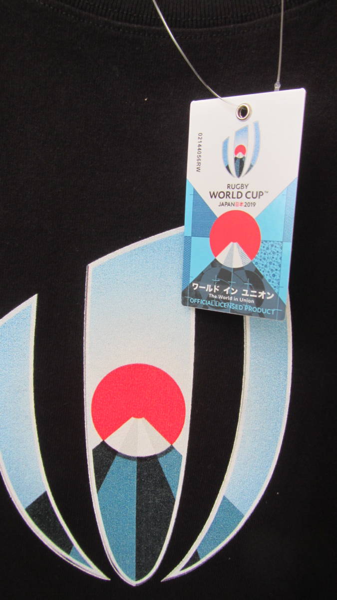 ラグビーワールドカップ 公式Tシャツ 日本代表【新品）Ｓサイズ　黒
