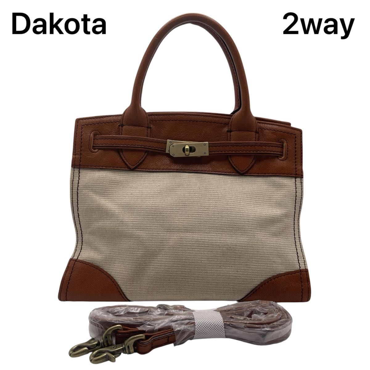 美品♡ Dakota オーリオ ハンドバックブラウンキャメル 未使用級】DAKOTA ダコタ ハンドバック 2way ブラウン オーリオ