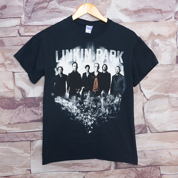 GS8681 リンキンパーク LINKIN PARK Tシャツ S 肩45 GILDAN メール便可 xq_画像2