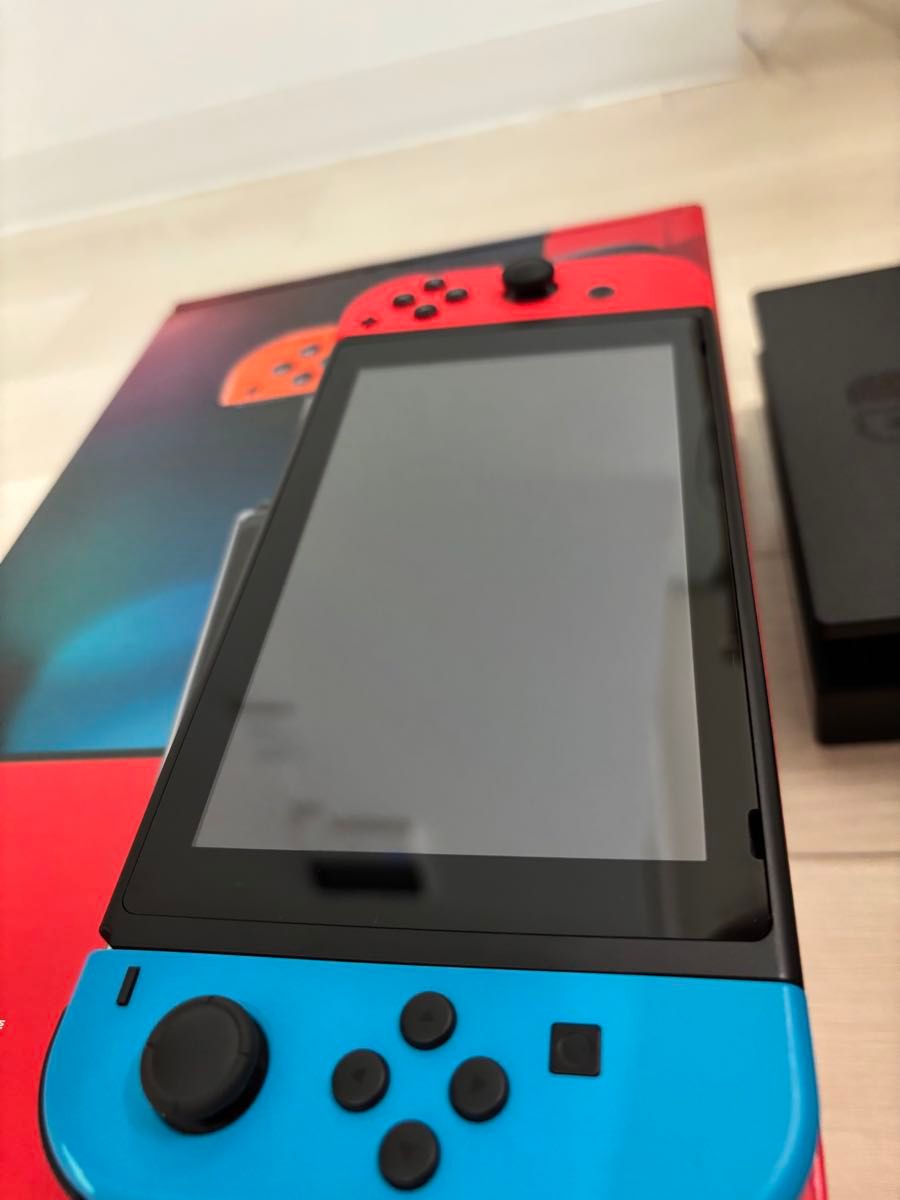 利用回数低 液晶綺麗 Nintendo Switch スイッチ ネオン 本体 利用回数低 液晶綺麗 Nintendo Switch スイッチ ネオンブルー