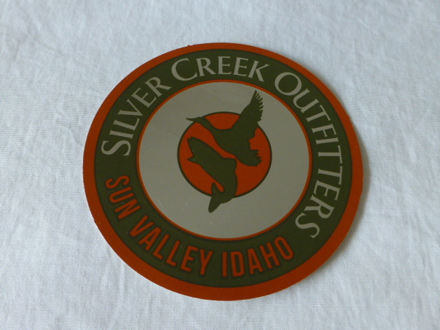 SILVER CREEK OUTFITTERS ステッカー SUN VALLEY IDAHO SILVER CREEK OUTFITTERS フライフィッシング FLY FISHING_画像1