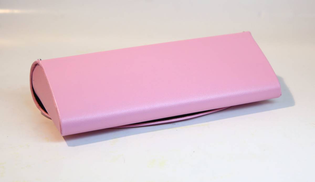  new goods * semi hard glasses case *2107 pink 