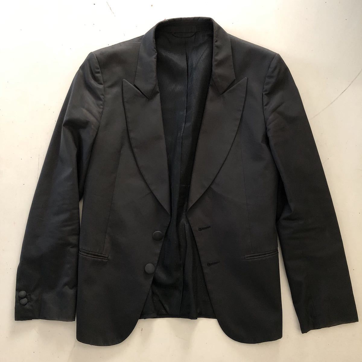 70％OFF (44) Balenciaga ショート ジャケット ブラック 黒 バレンシアガ チューブ コットン スーツ セットアップ パンツ gucci グッチ S