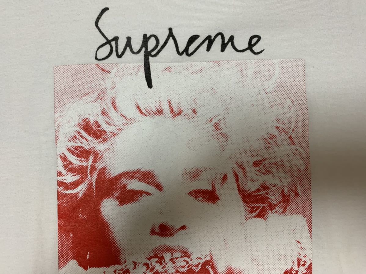 M Supreme Madonna Tee 18FW Medium White シュプリーム マドンナ Tシャツ 半袖 ホワイト 白 18AW