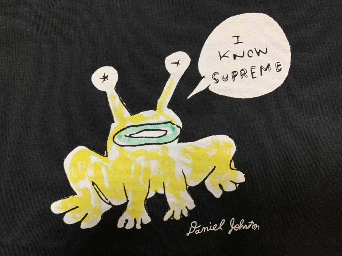 L Supreme Daniel Johnston Frog Tee Black Large 20SS L Supreme Daniel Johnston Frog Tee Black Large 20SS