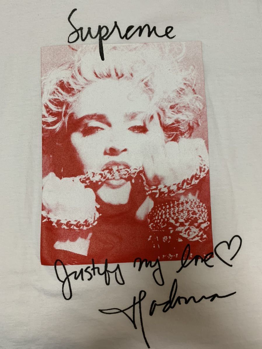 M Supreme Madonna Tee 18FW Medium White シュプリーム マドンナ Tシャツ 半袖 ホワイト 白 18AW