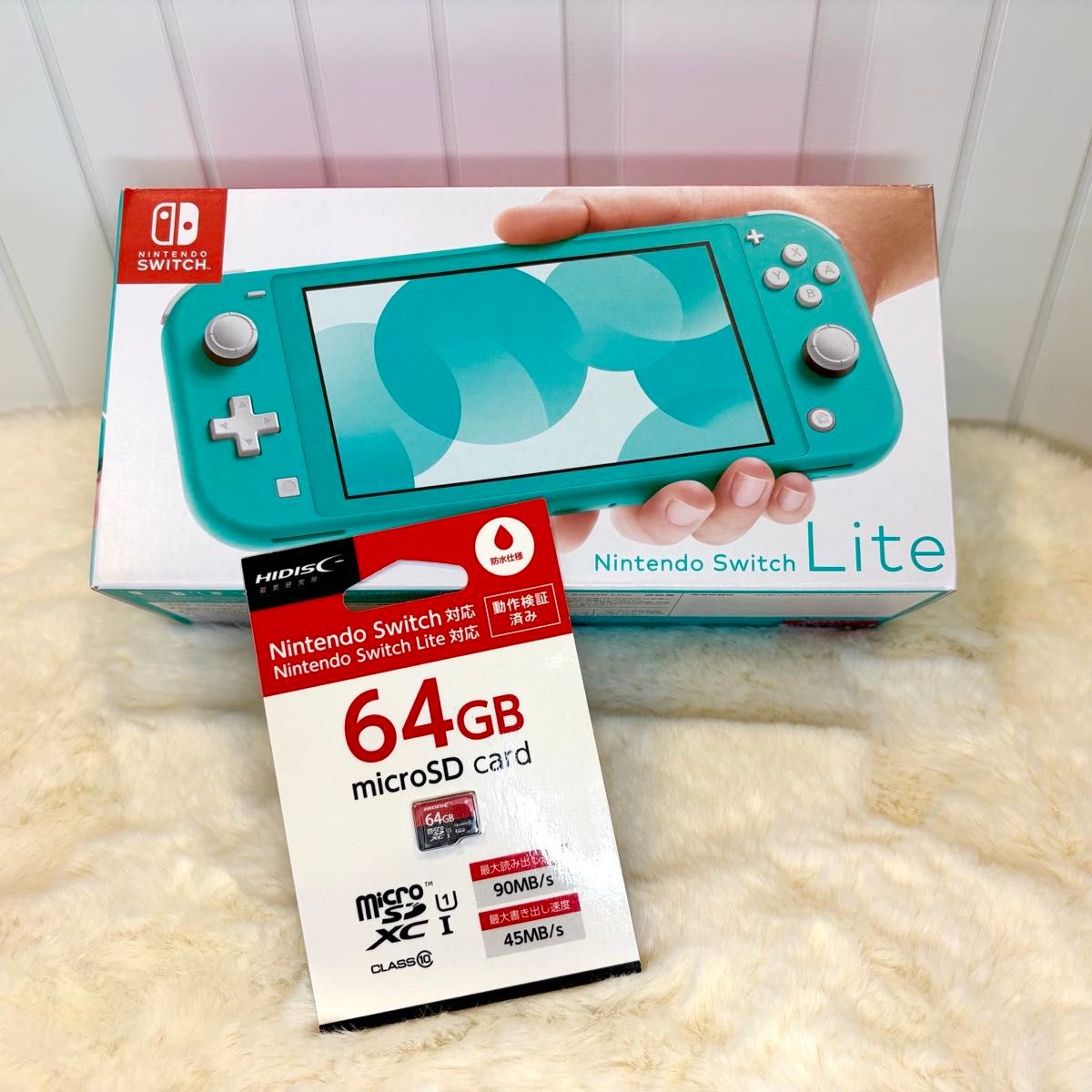 2024公式店舗 任天堂Switch ライト本体ターコイズmicroSDcardセット新品未開封 Nintendo Switch