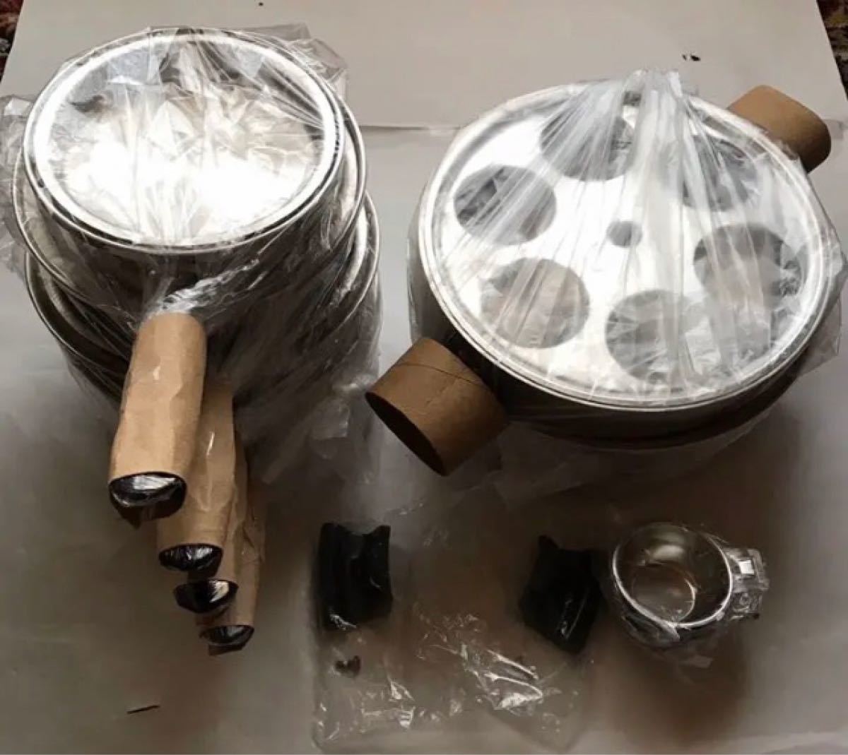 アムウェイ クイーンクック 蒸し器 鍋セット Amway 無水調理 未使用 中古 (セット内容の4.6.8は付きません)