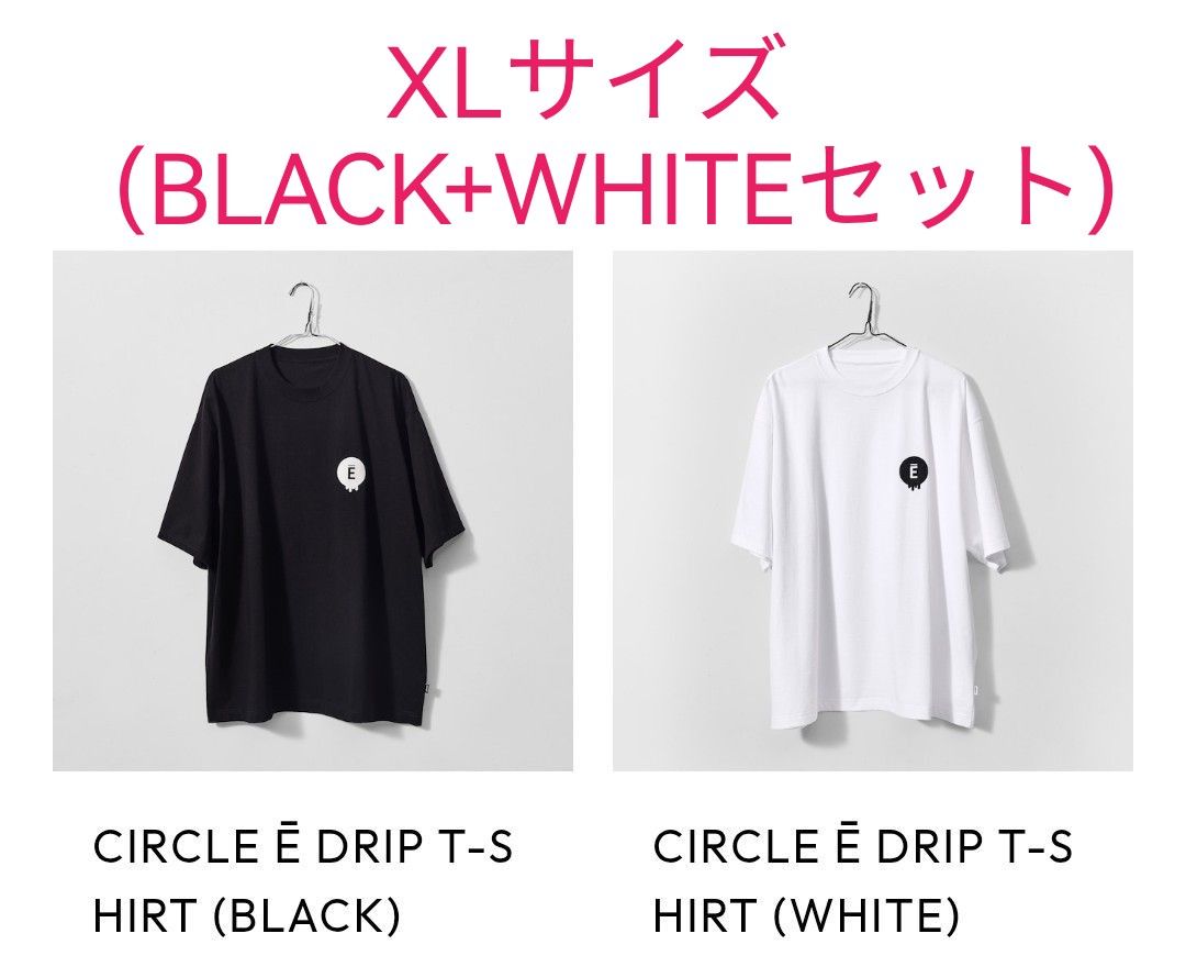 ennoy CIRCLE Ē DRIP T-SHIRT White L XXL ennoy CIRCLE DRIP T-SHIRT (WHITE)
